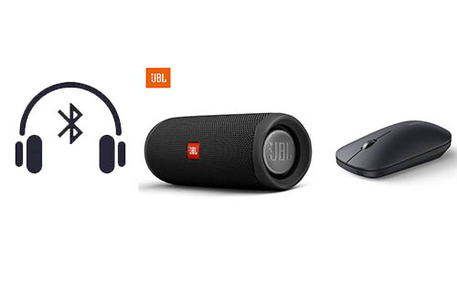 藍(lán)牙耳機(jī)、藍(lán)牙音箱、藍(lán)牙鼠標(biāo)、藍(lán)牙鍵盤