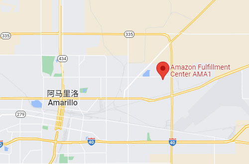 AMA1倉庫地址：8590 NE 24th Ave, Amarillo, TX 79108